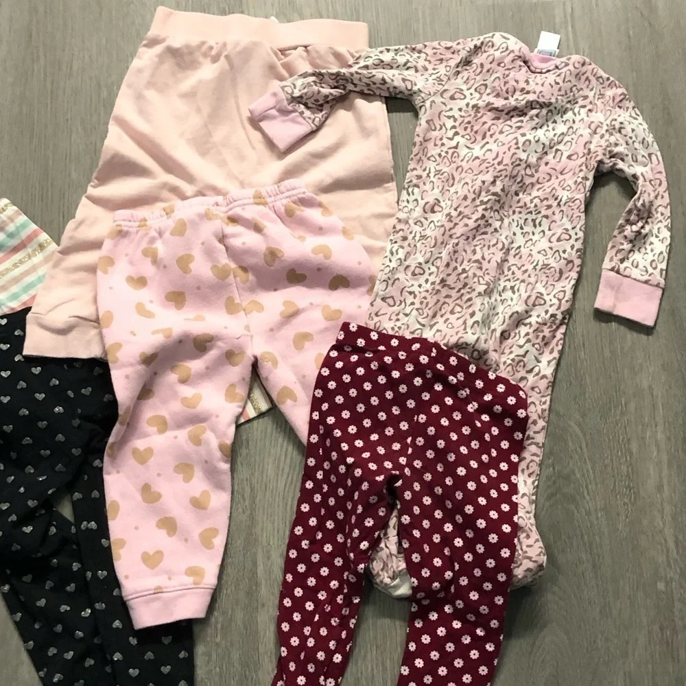 Girl 18m pajamas and pants set bundle‎